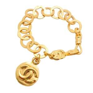 Chanel Cc Logo Circle Bracelet Metal #377923C92B